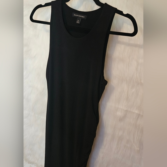 Banana Republic Jersey Knit Side Ruch Tank Dress - Picture 2 of 7